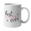 Tasse best mom ever sublimiert auf eine Keramiktasse von cremodni