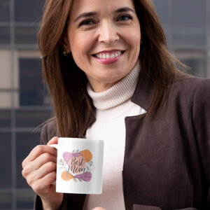 Tasse best mom sublimiert auf eine Keramiktasse von cremondi