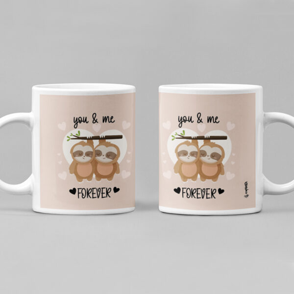 Tasse You and Me forever sublimiert von cremondi