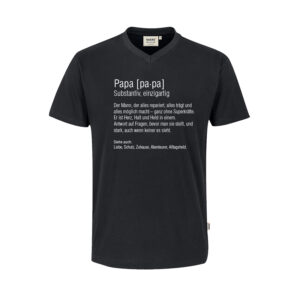 T-shirt Definition Papa Transferdruck von creMoNDi