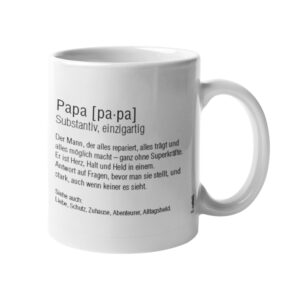 Tasse Definition Papa sublimiert von creMoNDi